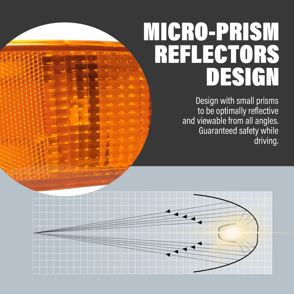 Пара направленных парковочных фонарей указателей поворота для Chevy GMC Express Van 03-25 - Изображение 3 из 4