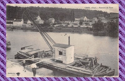  Old postcard - 60 - Creil - Hamlet of Vaux