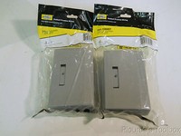 lot Of (2) Hubbell Gray 4 Port Surface Mount Housing Boxes, Ism4gy lot Of (2) Hubbell Gray 4 Port Surface Mount Housing Boxes, Ism4gy