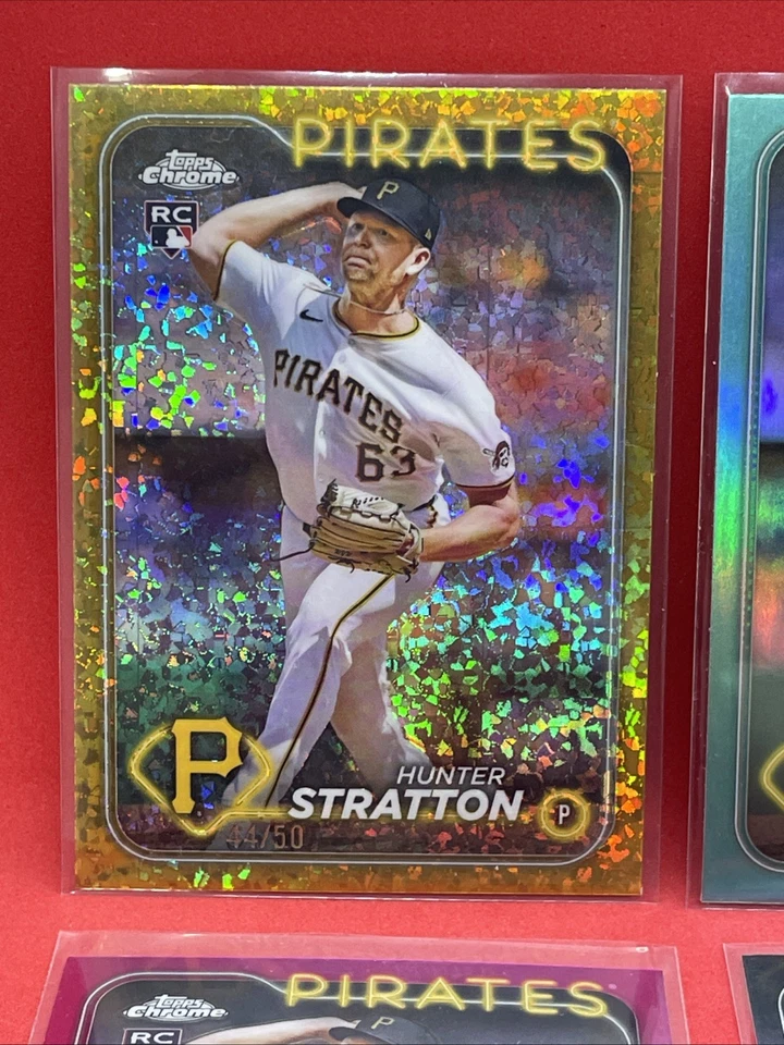 2024 Topps Chrome Update Series - Refractor #USC137 Hunter Stratton LOT (6) - Image 2 of 4