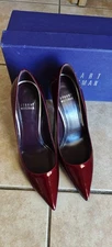 Stewart Weitzman Heels 7. 5 Size Nouveau Fire Quasar 350$