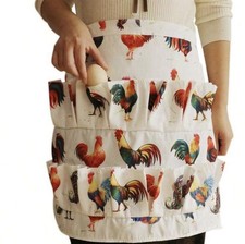 Chicken Egg Collecting Apron 12 Deep Pockets Hen Duck Goose Starburst LAST One  