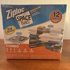 Ziploc Space Bag Vacuum Seal Bags 12 Super Value Pack NEW SEALED — photo 1
