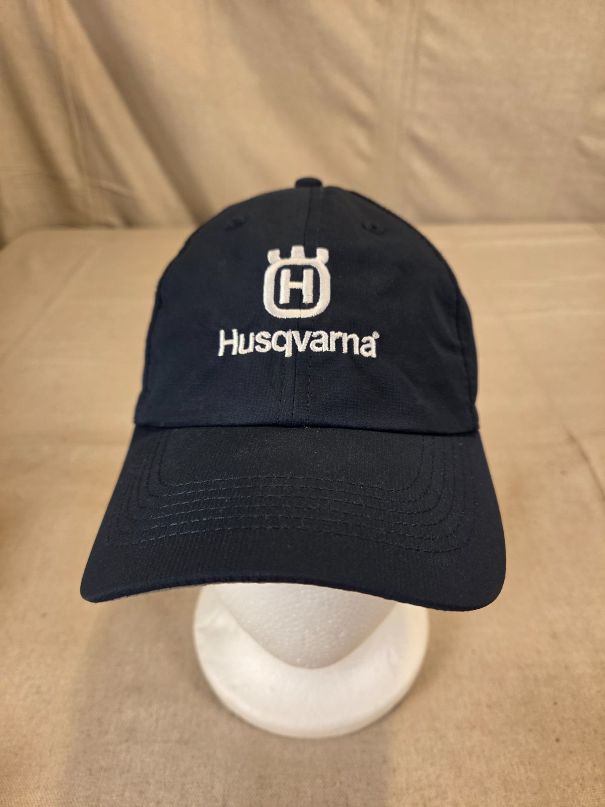 Husqvarna Baseball Cap Adjustable Navy Blue Outdoor Hat