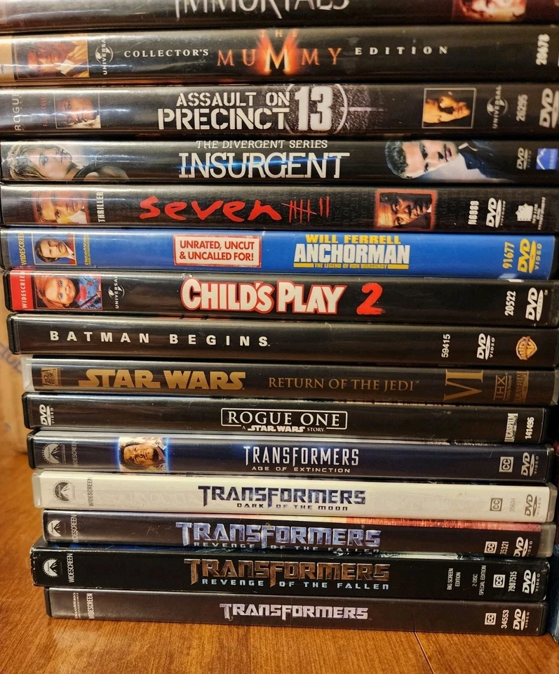 Blu-Ray / DVD Lot Movies Star Wars Lord Of The Rings Harry Potter Jurassic Park - Image 2 of 4