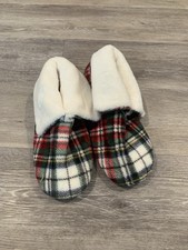 Pottery Barn holiday slippers