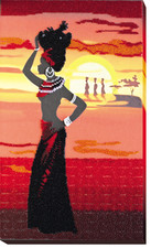 Bead Embroidery Kit "Africa-2" Stitching Handmade Beadwork