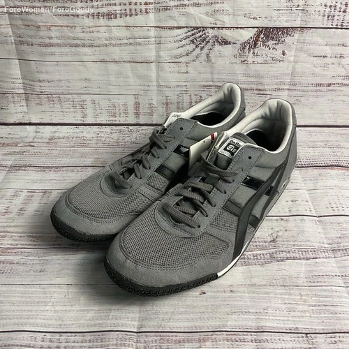 NWT Onitsuka Tiger Ultimate 81 Grey & Black Sneaker Men's Size 12 US