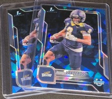 2025 Bowman University Chrome Sapphire Junior Vandeross #197 (RC) Toledo Lot