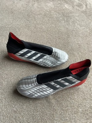 Adidas Predator 19+ Silver FG UK12 Fußballschuhe Firm Ground Elite Pro