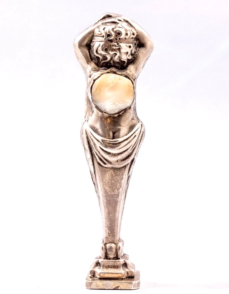 Sello de cera vintage plata y madreperla 79 g Foto 3 de 3