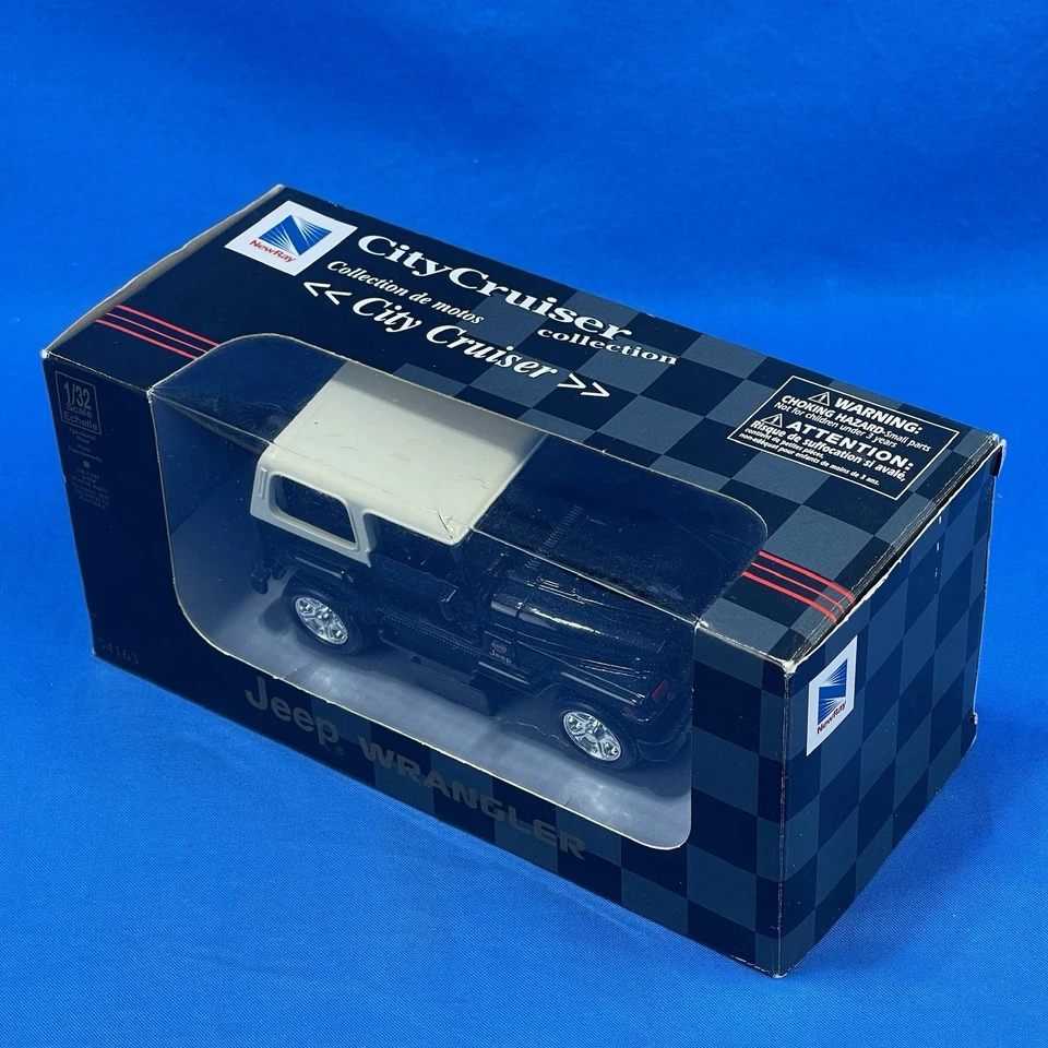 NewRay City Cruiser Jeep Wrangler Black Sahara Diecast #54163 1/32 - New In Box - Image 3 of 4