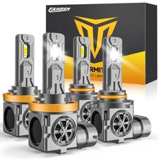 9005/HB3 H11/H8/H9 LED Bulbs Combo, 150,000LM insane Brightness, Real 1:1 Min...