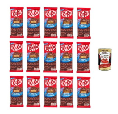Nestlé KITKAT Tafel Double Chocolate, Doppelschokoladenfüllung (15 x 99 g)+Polpa