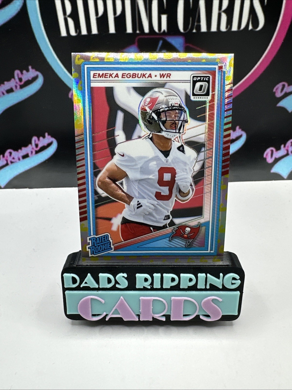 2025 Panini Donruss Optic Emeka Egbuka /199 Flex  Prizm Rated Rookie Card #265