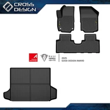 Fit For 2018- 2024 Chevy Equinox All Weather TPE Floor Mats Liner Cargo Liner 