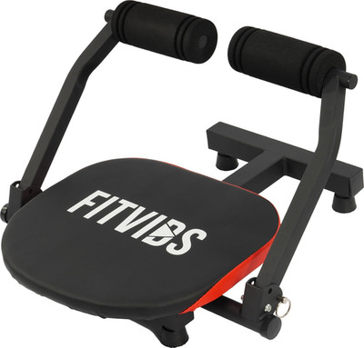Fitvids Ab Crunch Total Body Workout with Resistance Bands, Instruction DVD and