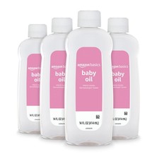 Baby Oil, Mild Gentle, Dermatologist Tested, 14 Fl Oz Pack of 4