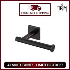 Elegant Oil Rubbed Bronze Toilet Paper Holder - Modern Stainless Steel Design