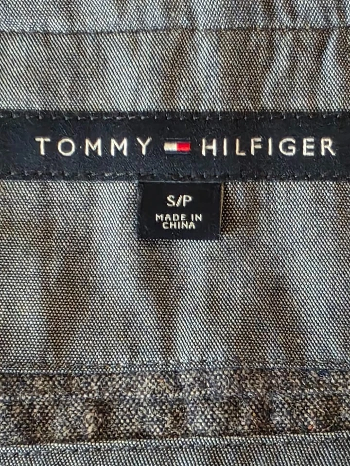 Chaleco De Colección Tommy Hilfiger Lana Azul Tweed Preppy Abotonable Talla S/P  Foto 2 de 4