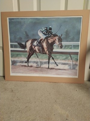 Landaluce,  Champion 2YO Filly, Del Mar Debutante Art Print, Very HTF !!!