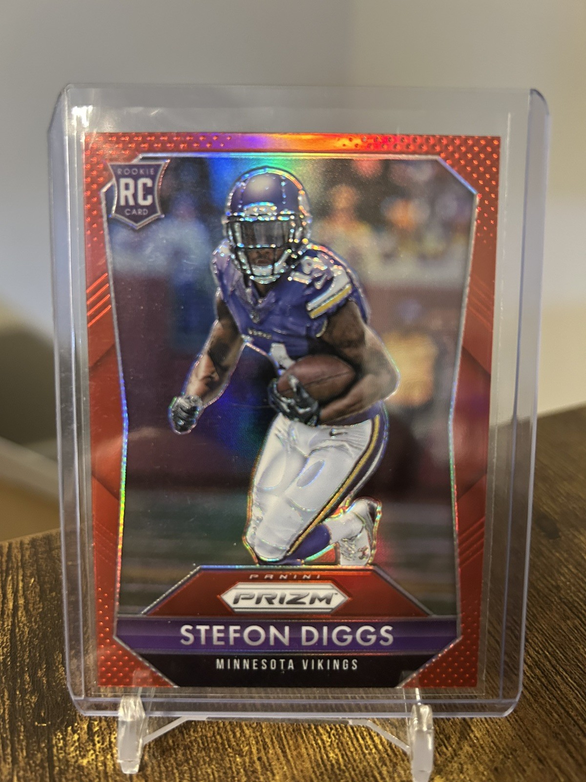 Stefon Diggs 2015 Red Prizm Rookie RC #285 Minnesota Vikings