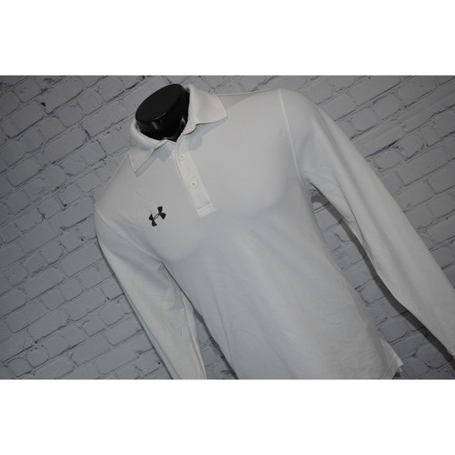 Polo Under Armour Golf Playoff Uomo Taglia Media Sciolta HeatGear Manica Lunga - Foto 1 di 6