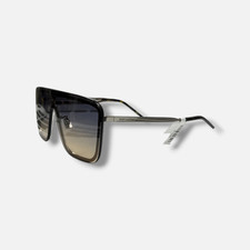 Saint Laurent SL 364 Men's Silver Mask Shield Metal Sunglasses 99-1-145