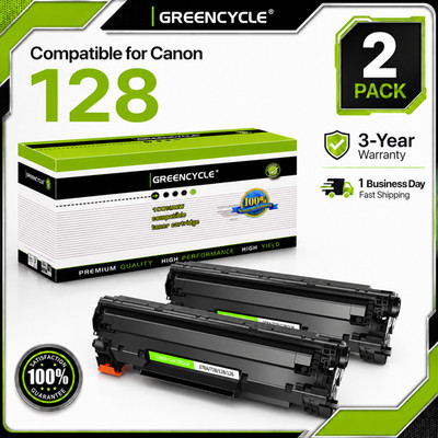 2PK 128 CRG128 Toner Cartridge Compatible for Canon ImageCLASS MF4430 MF4450
