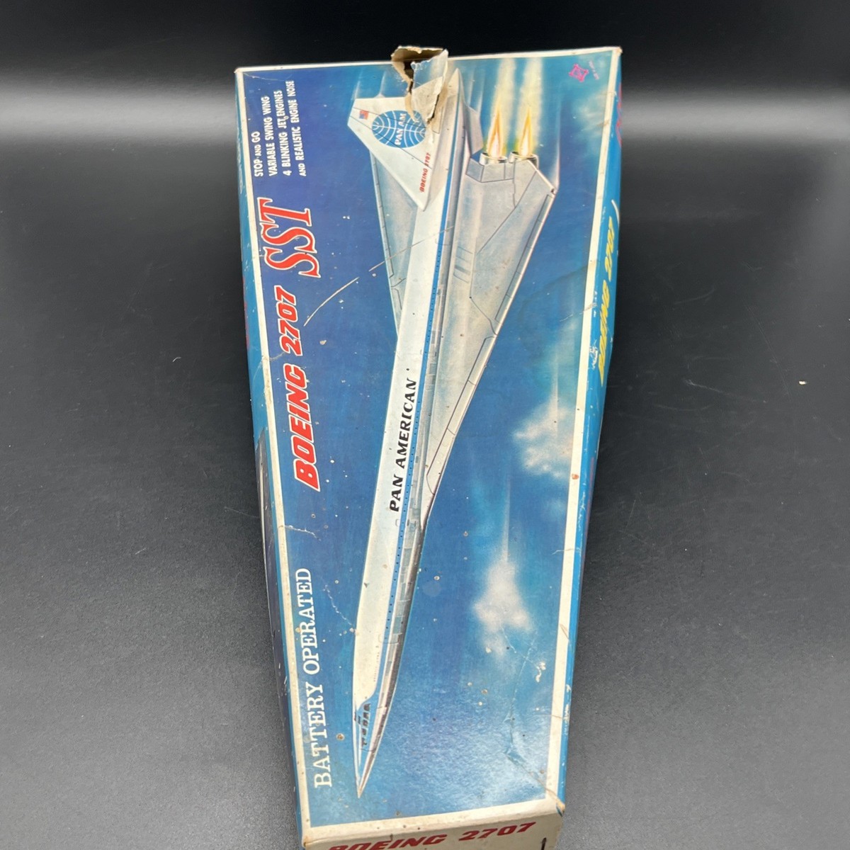 Vintage mid 1960's Daiya Pan Am Boeing 2707 SST Concorde