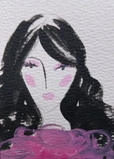 Aceo Original Mixed Media Art