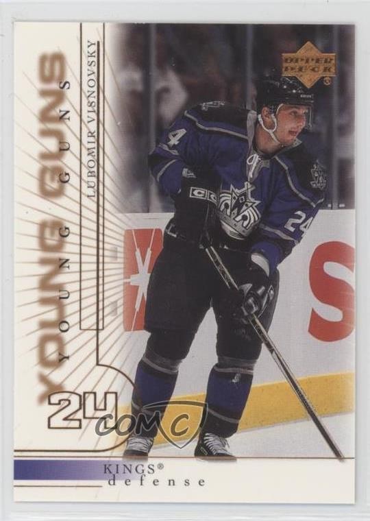 2000-01 Upper Deck Young Guns Lubomir Visnovsky #430 Rookie RC b7p