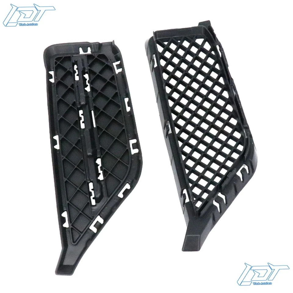 Juego de parrilla inferior del parachoques delantero izquierdo derecho para BMW X1 E84 2013-2015 Foto 3 de 4