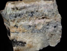 Rare! Polybasite, Chrysocolla & Rhodochrosite Silver Lick Mine Butte Montana