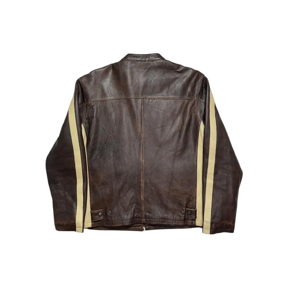 长袖皮夹克 — 第 2/4 张图片