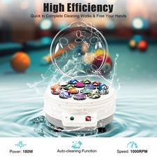 NEW Automatic Pool Balls Cleaner/Snooker Cleaner 16 Balls Billiard Ball Polisher