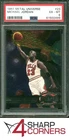 1997 METAL UNIVERSE #23 MICHAEL JORDAN BULLS HOF PSA 6