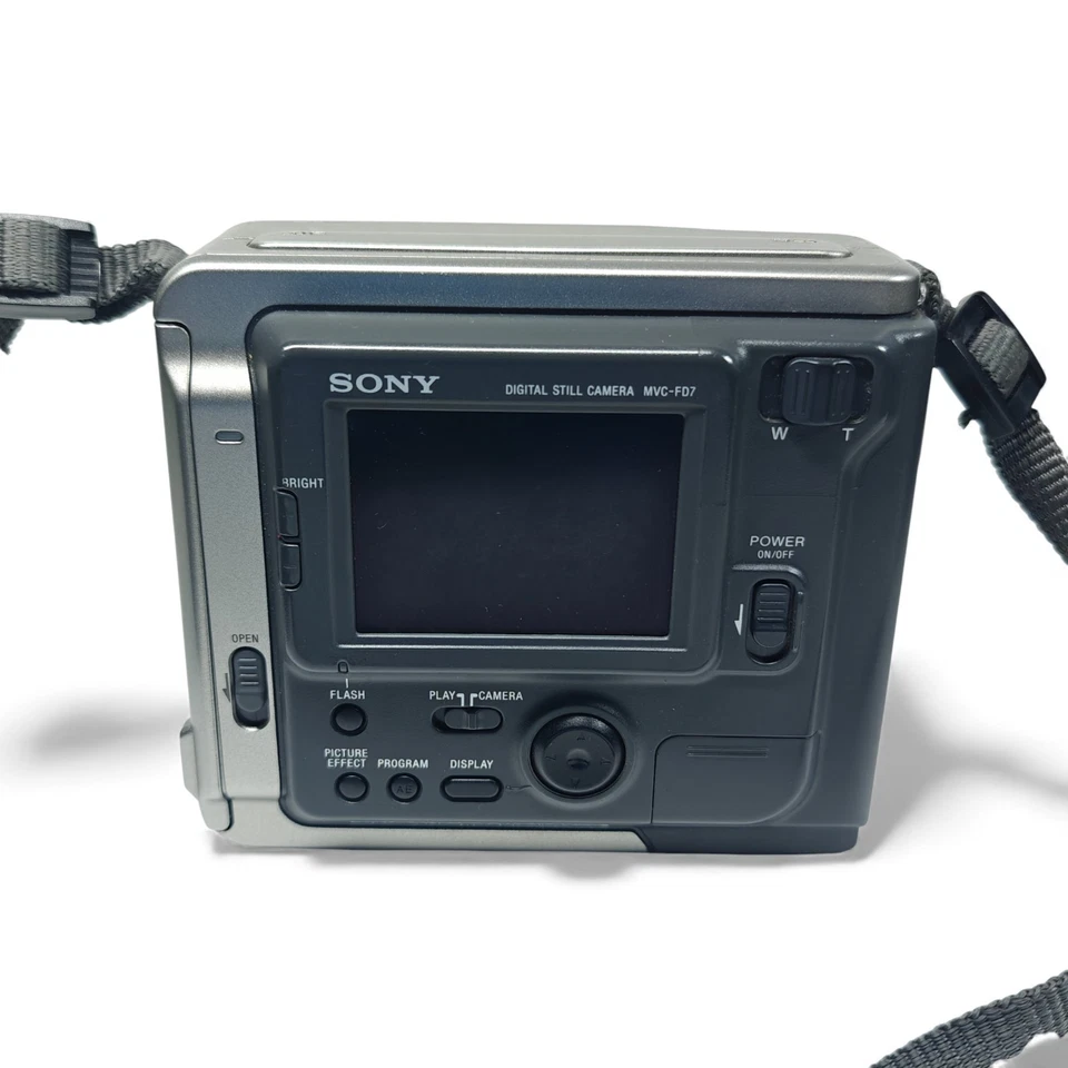 Sony Mavica MVC-FD7 Digital Camera 0.4MP Floppy Disk Retro 1997 Bundle - Image 3 of 4
