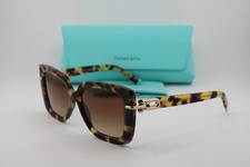 NEW TIFFANY CO TF 4199 8064/3B HAVANA GOLD GRADIENT AUTHENTIC SUNGLASSES 53-18
