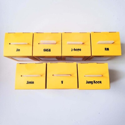 BTS TinyTAN Butter ver. Monitor Figure 7 Types Set Complete