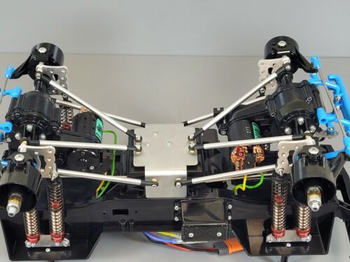 Aluminum F&R Axle Links 8x Rod Pole Set Tamiya 1/10 R/C Bullhead Clodbuster - Picture 9 of 10