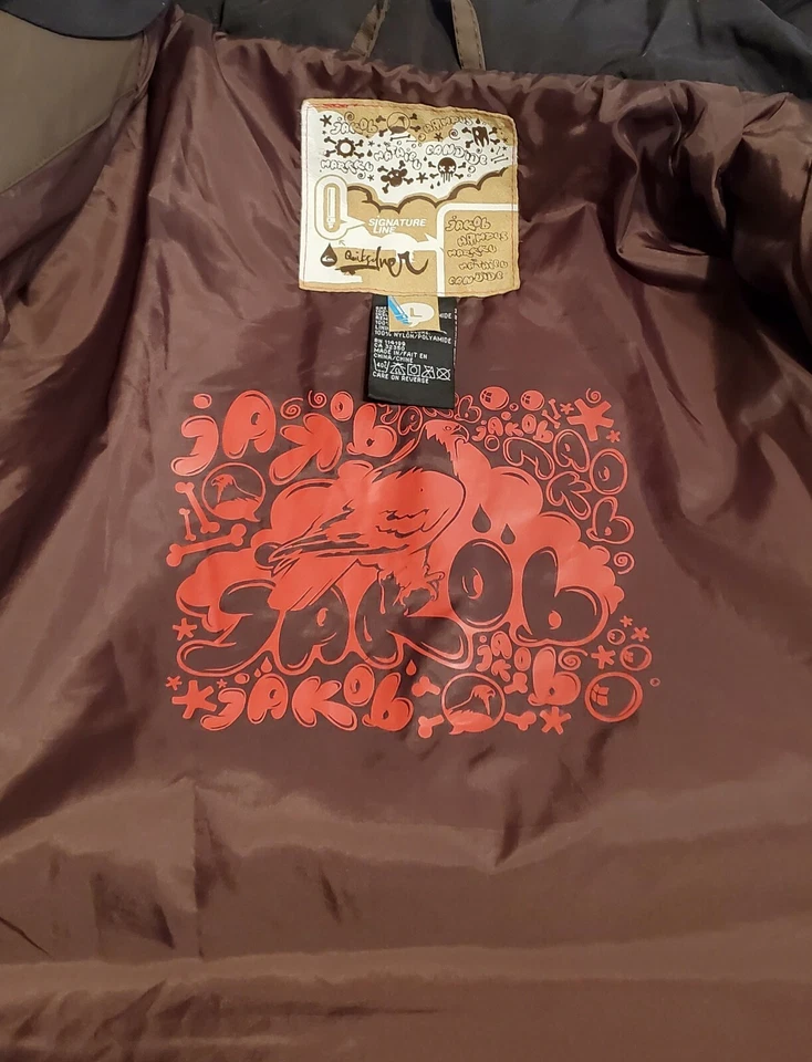 QUIKSILVER Mens JAKOB WILHELMSSON Utility Series Snowboard Jacket  SZ L NWT - Image 4 of 4