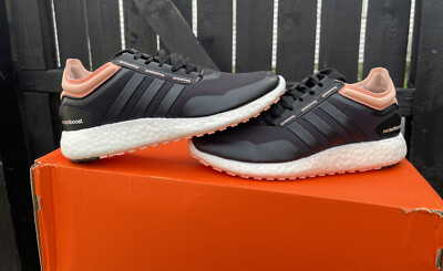 adidas Women s Size 7 CH Rocket Boost Running Shoes Black/Pink/White EH0846