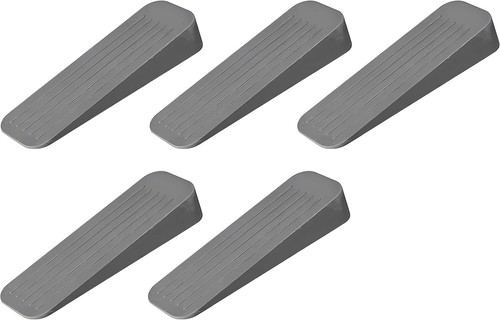 Door Wedge Rubber Heavy Duty Stop Large Strong Stopper Jam Jammer Non Slip 5pk - Picture 15 of 22