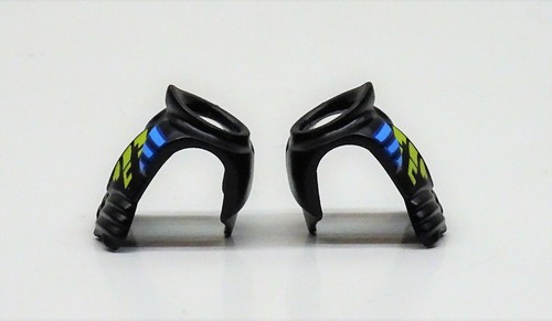 2 X Armure Noir + Surcharge Playmobil Pour Collier Cuirasse Space Chevalier R16 - Picture 4 of 5