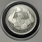 Take Your Silver Back Silverback Gorilla Coin 1 Troy Oz .999 Fine Round Medal