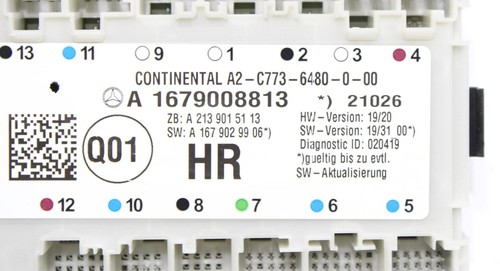 2021 MERCEDES GLS450 X167 REAR RIGHT SIDE DOOR COMPUTER CONTROL MODULE OEM - Picture 9 of 9