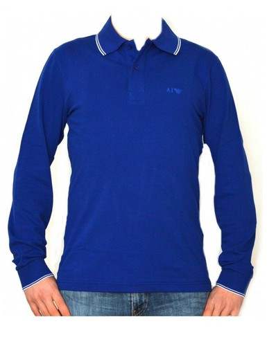 Polo manica lunga in puro cashmere | GIORGIO ARMANI Uomo