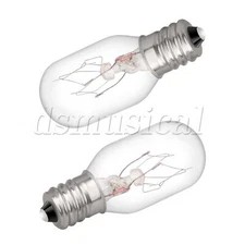 2pcs WE05X20431 Dryer Light Bulb 120V E12 10W Replacement for Hotpoint