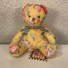 Vintage Russ Li'l Posies Rare Plush Bear 5" Floral Fabric